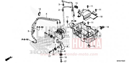 MODULATORE ABS CBR650RAK di 2019